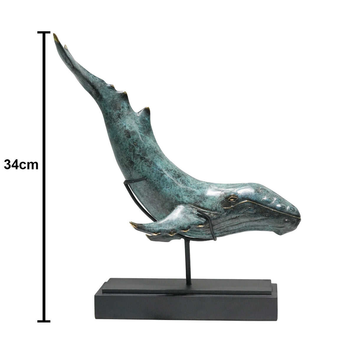 Starborn Sitzender Buddha-Meditations-Statue aus Messing