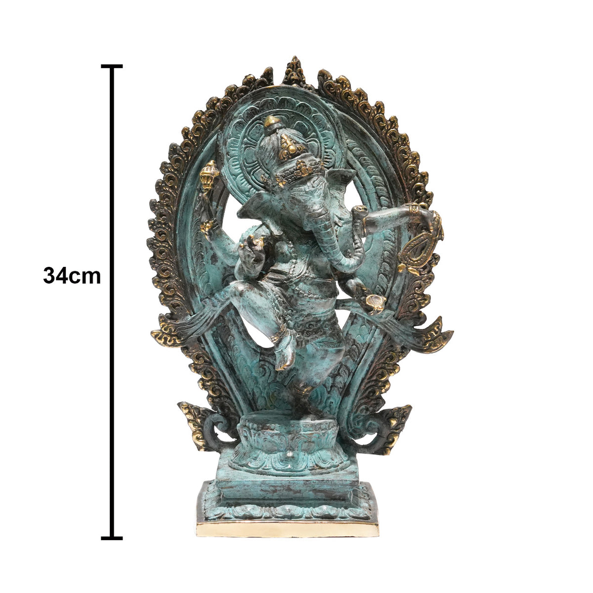 Estatua decorativa de bronce de Shiva Nataraja Starborn