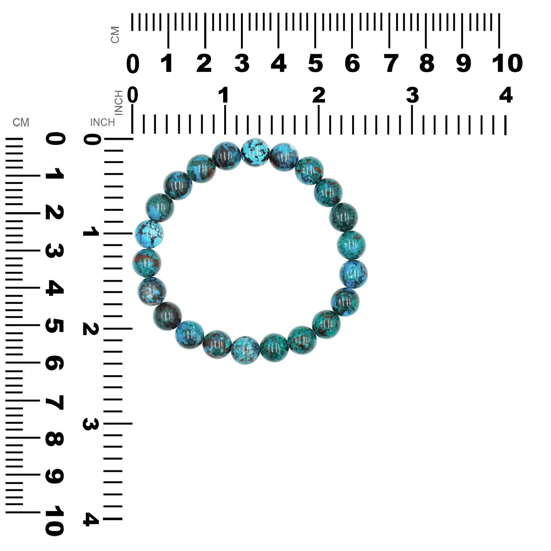 Pulsera De Cuentas De Crisocola Starborn 8mm