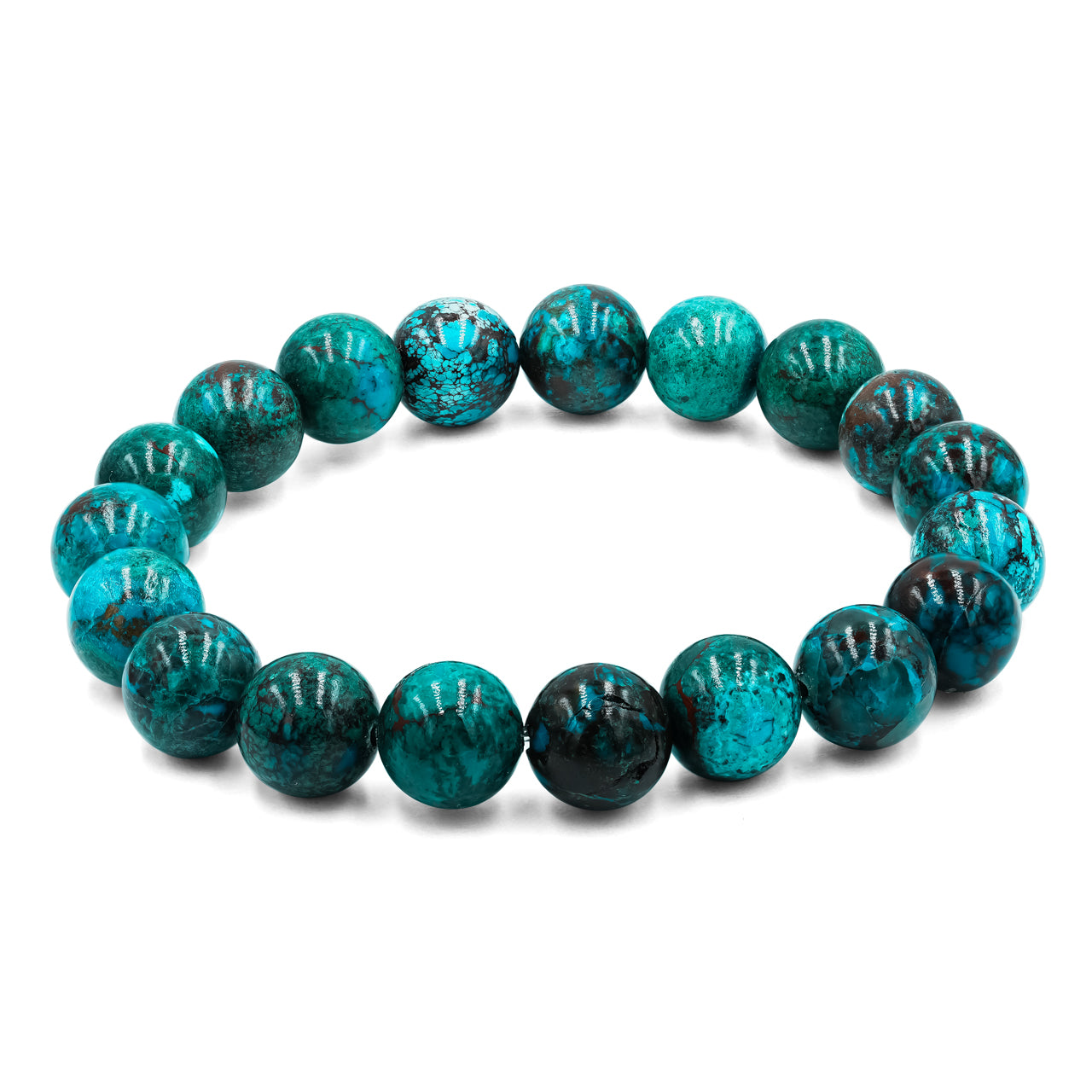 Pulsera De Cuentas De Crisocola Starborn 8mm
