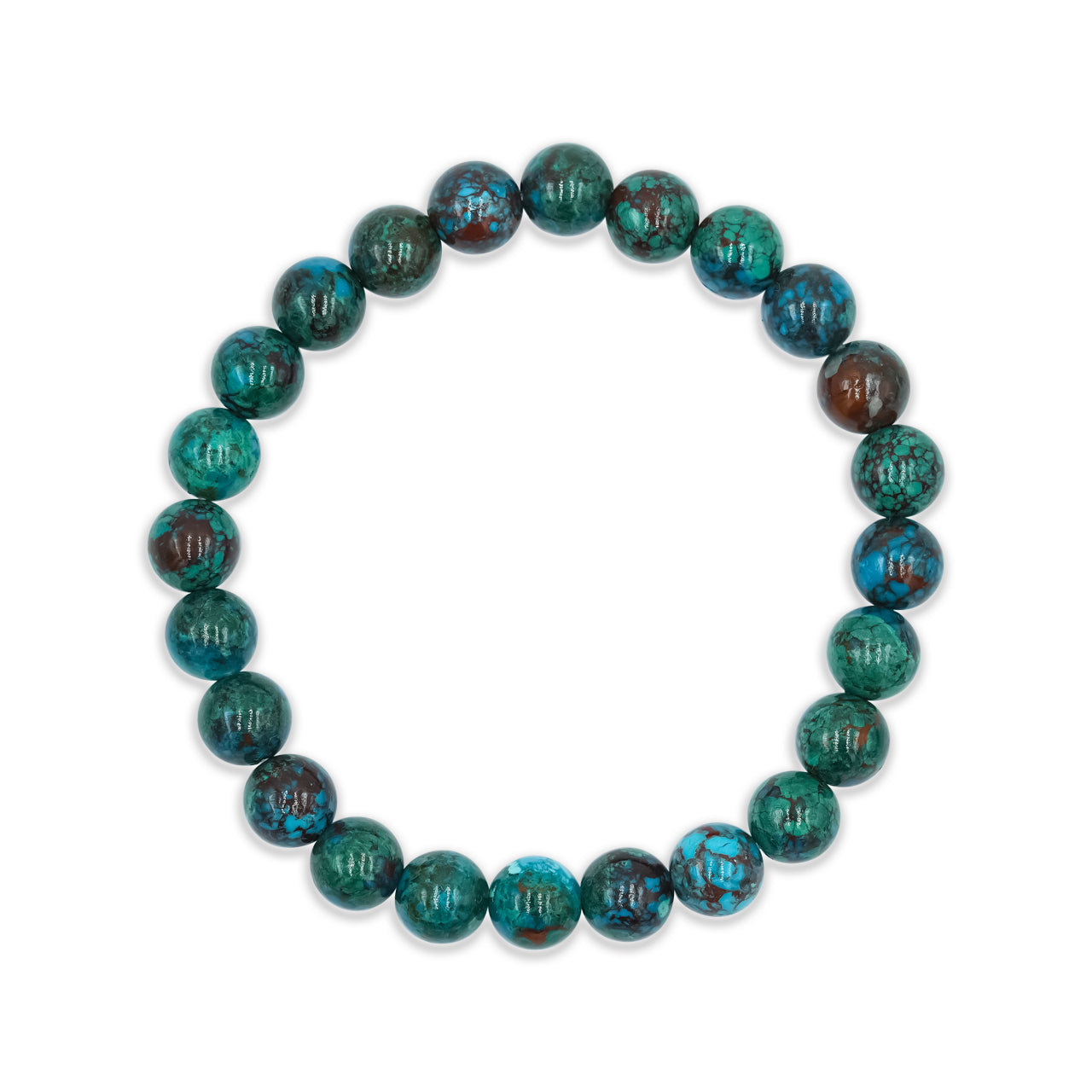 Pulsera De Cuentas De Crisocola Starborn 8mm