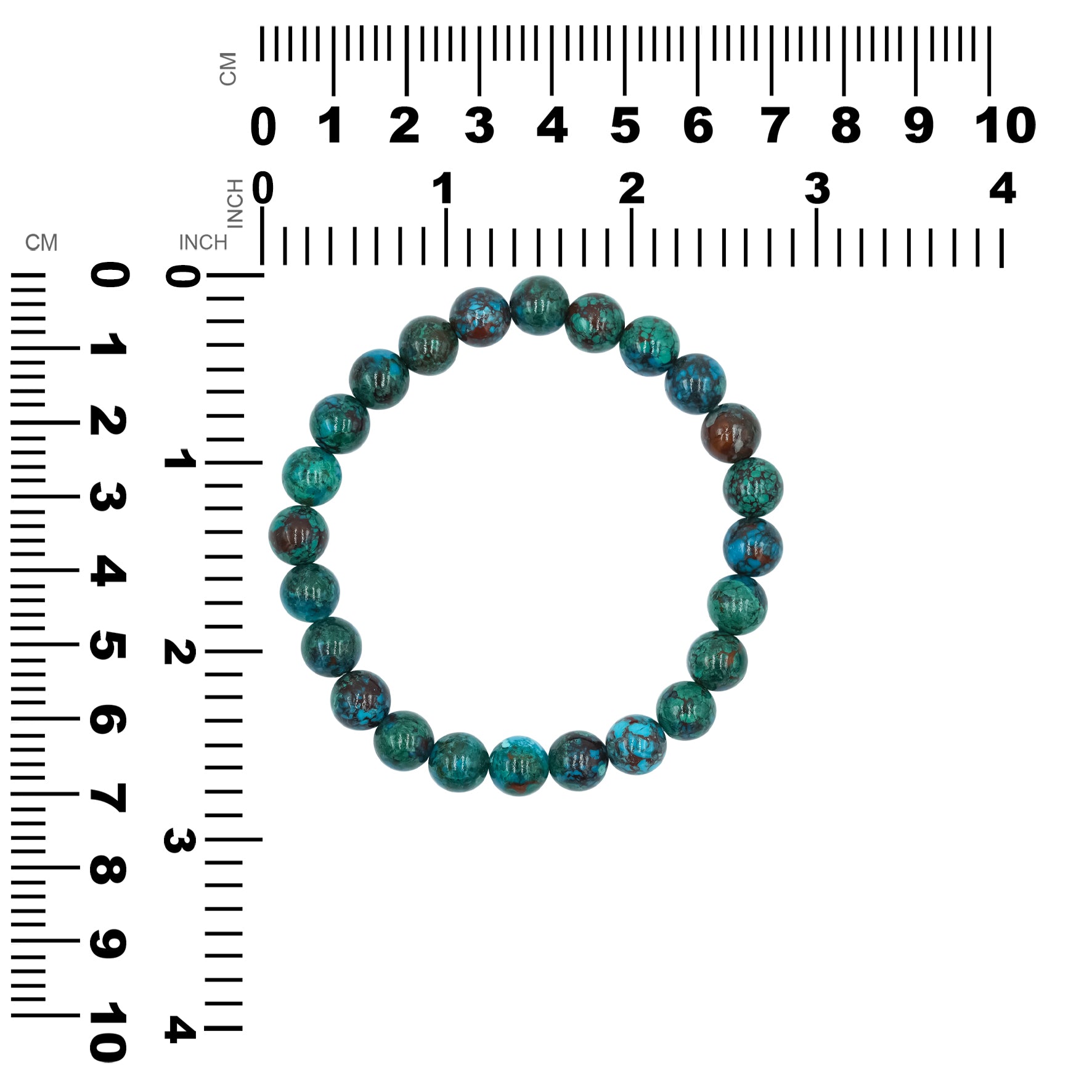 Pulsera De Cuentas De Crisocola Starborn 8mm