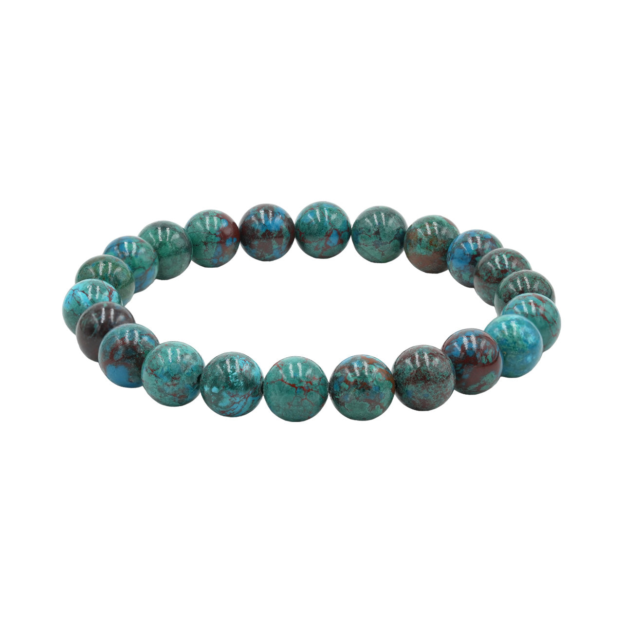 Pulsera de Cuentas Elásticas de Crisocola Starborn