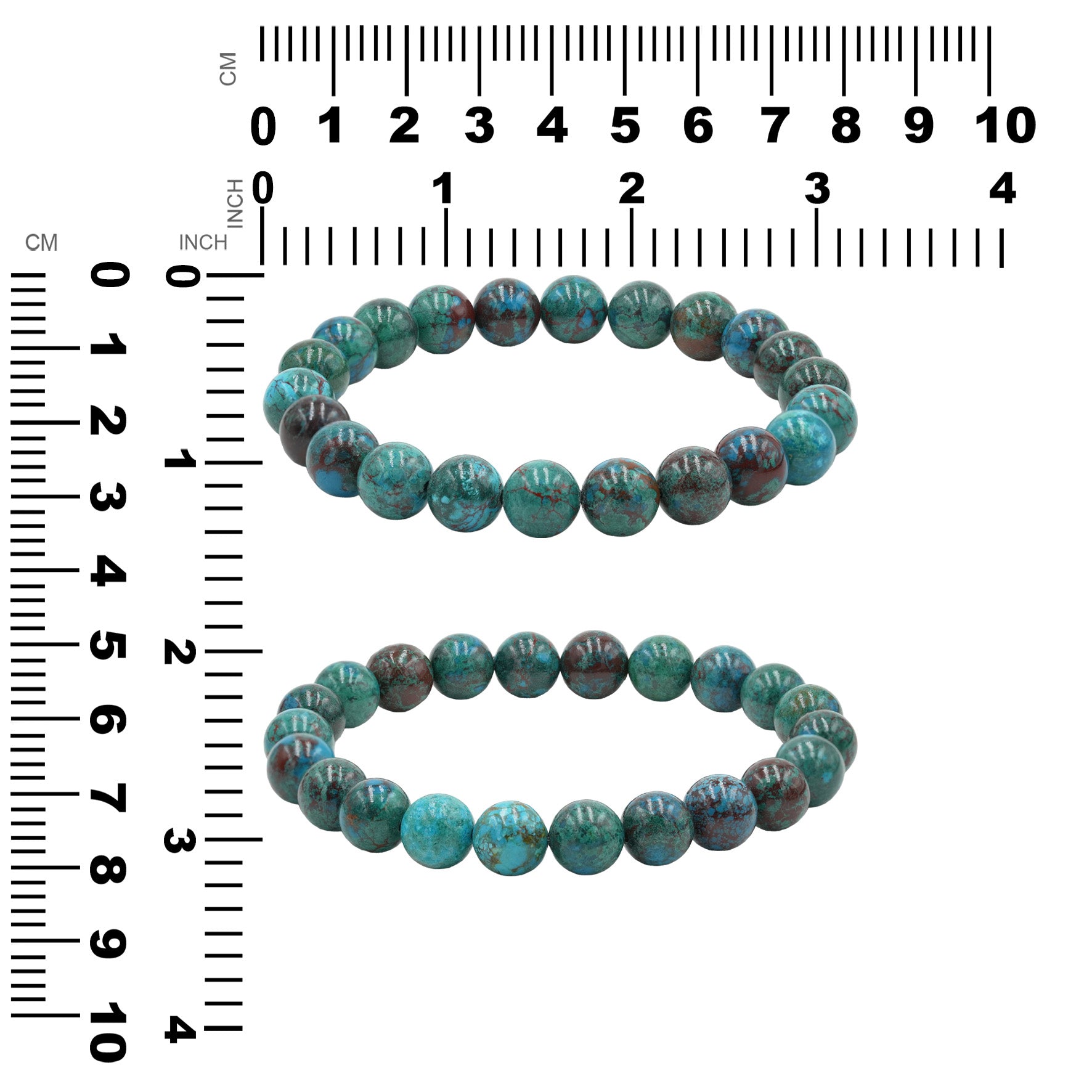 Pulsera de Cuentas Elásticas de Crisocola Starborn