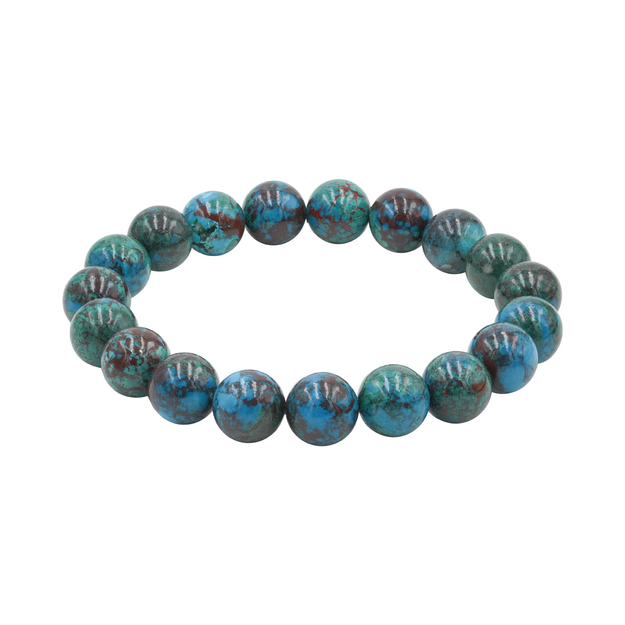 Starborn Chrysocolla Elastic Beaded Bracelet
