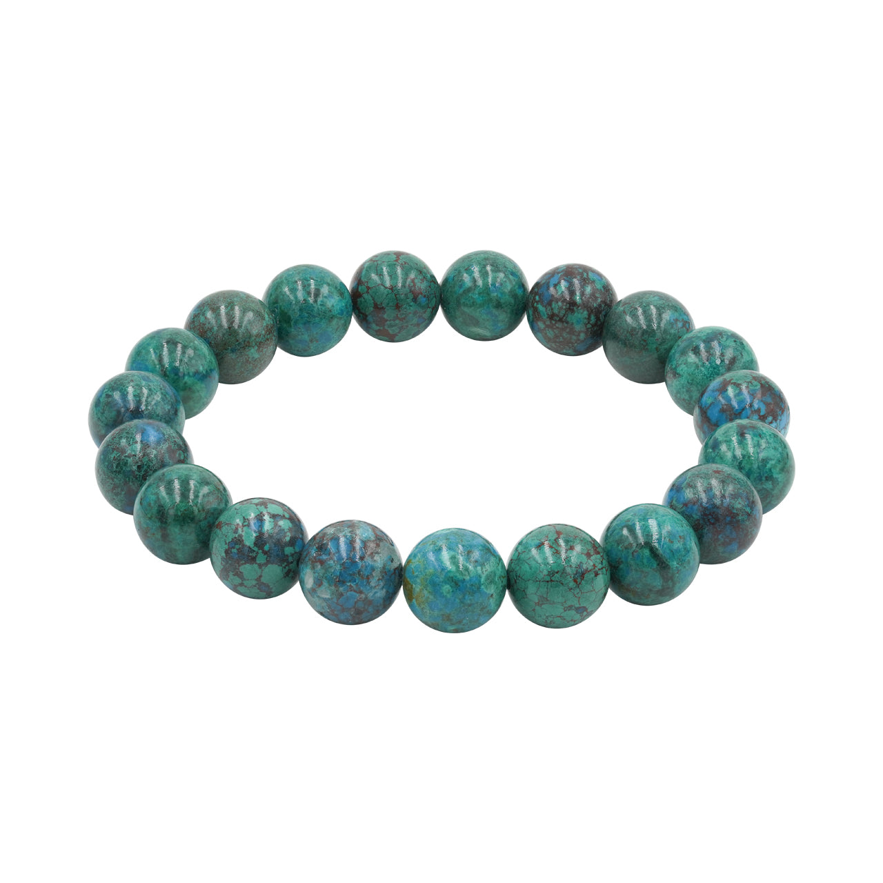 Starborn Chrysocolla Elastic Beaded Bracelet