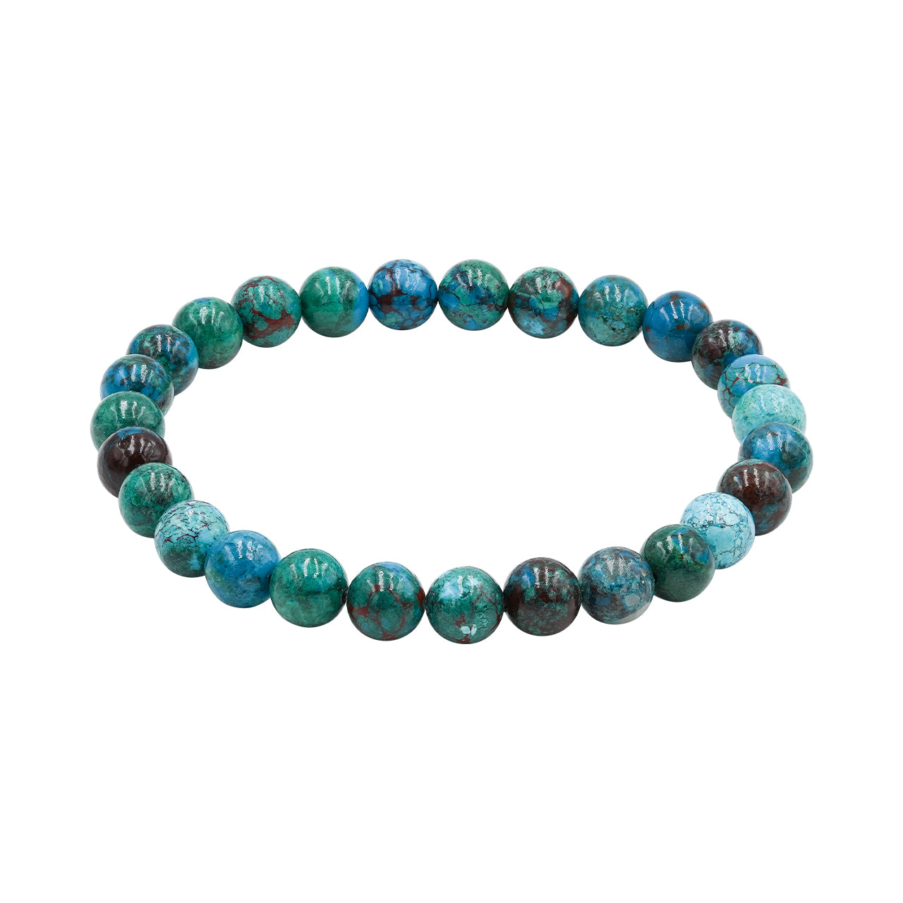 Starborn Chrysocolla Elastic Beaded Bracelet