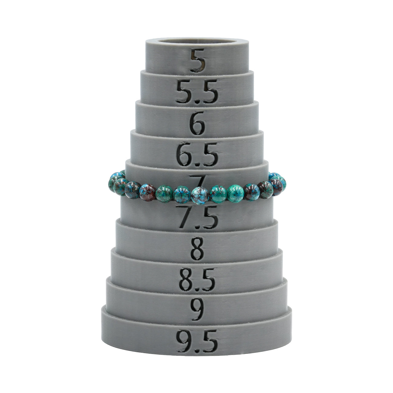 Starborn Chrysocolla Elastic Beaded Bracelet