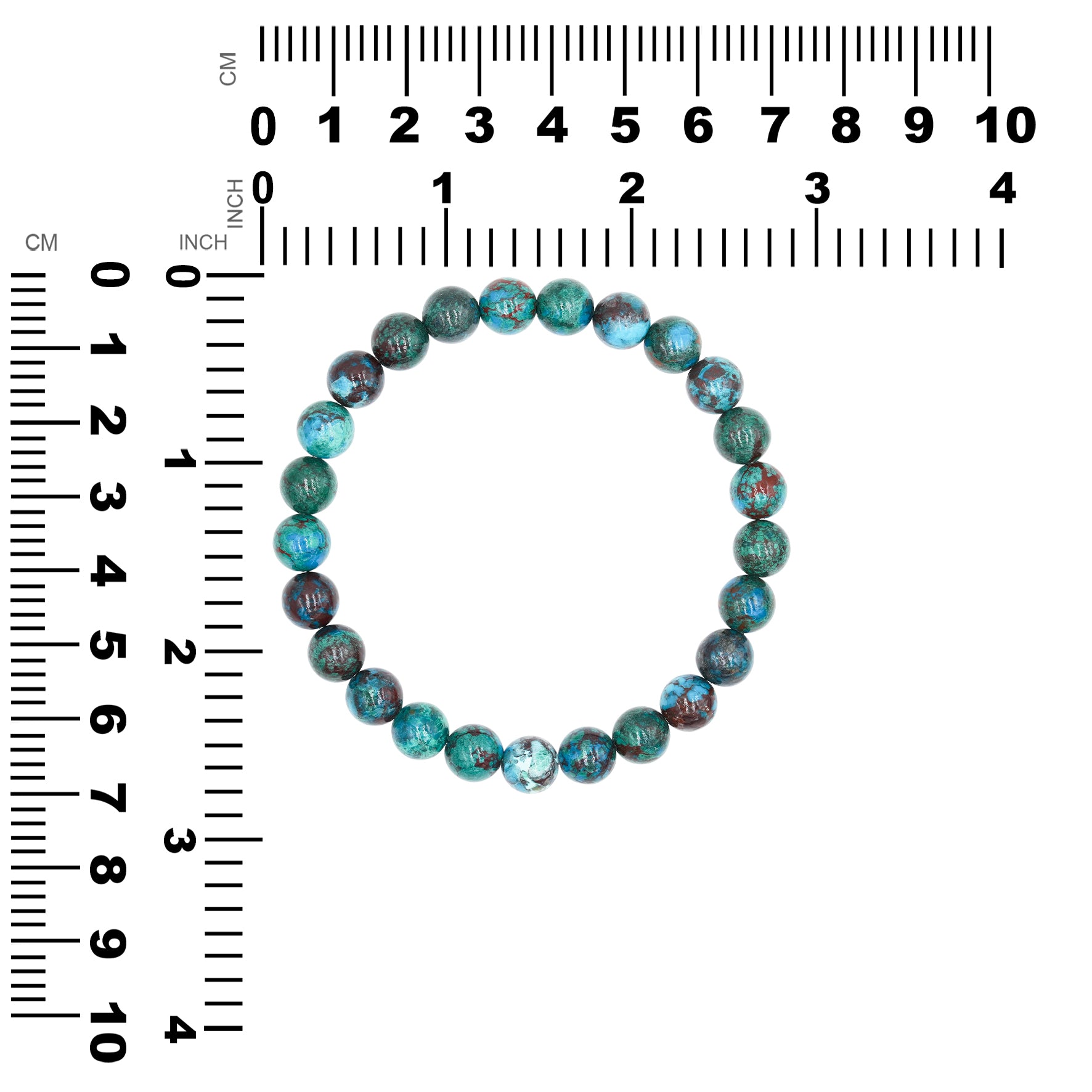 Starborn Chrysocolla Elastic Beaded Bracelet