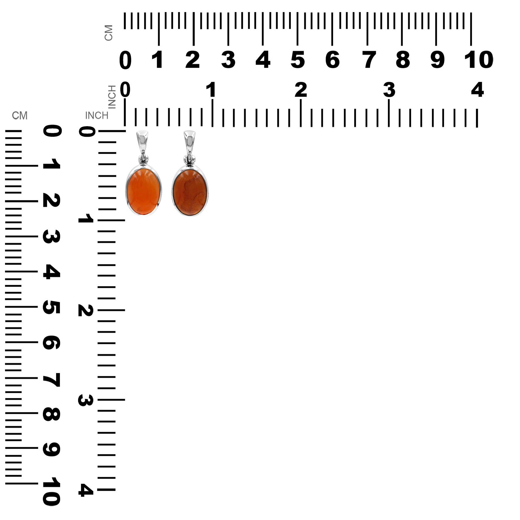 Colgante Starborn de cornalina en plata de ley