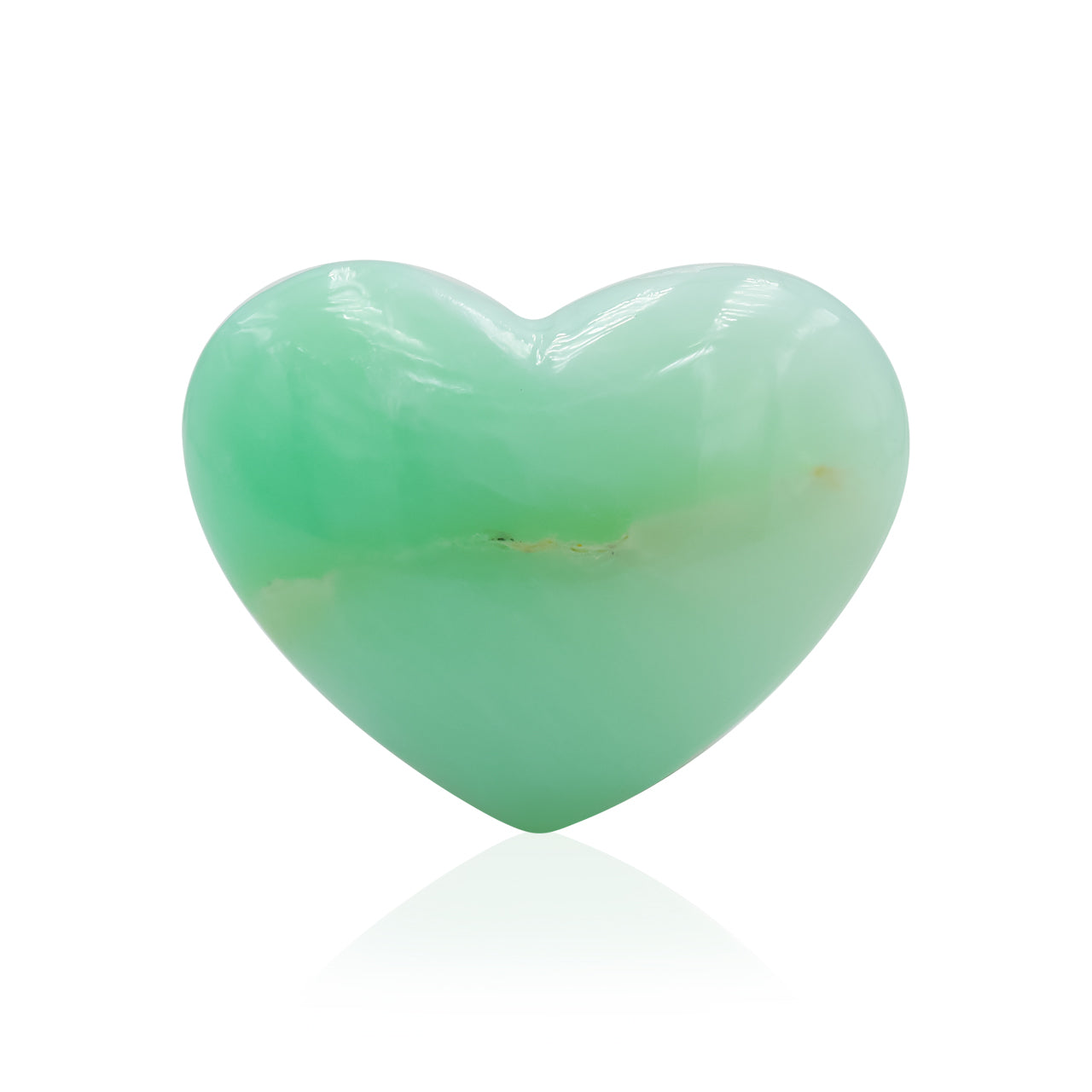 Chrysoprase Heart 20-23 mm