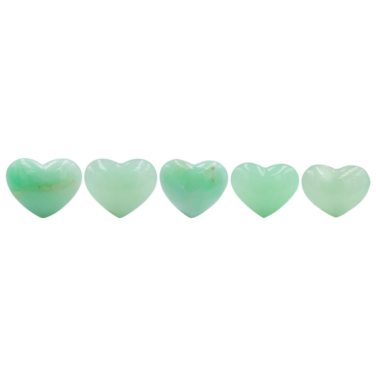 Chrysoprase Heart 20-23 mm