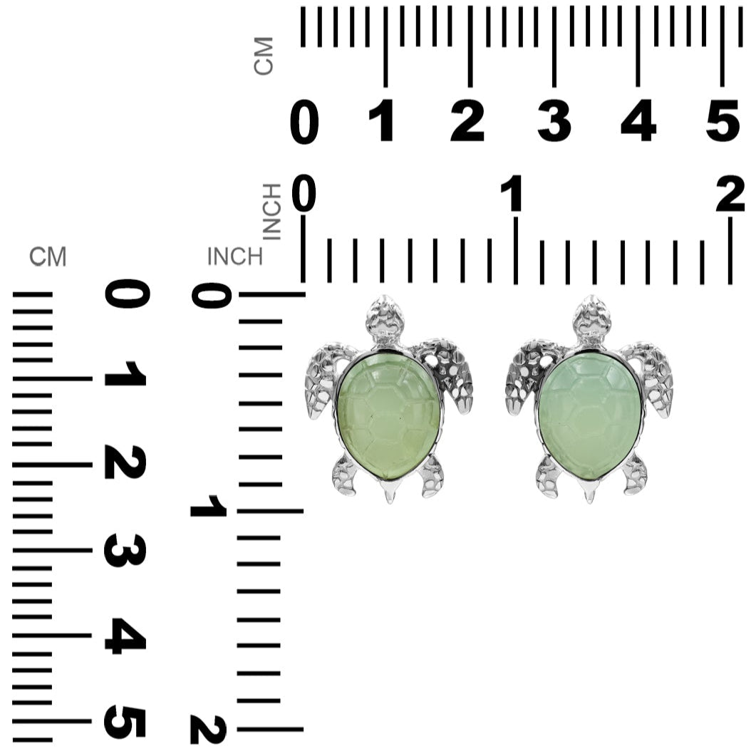 Starborn Carved Sea Turtle Pendant in Fine Sterling Silver