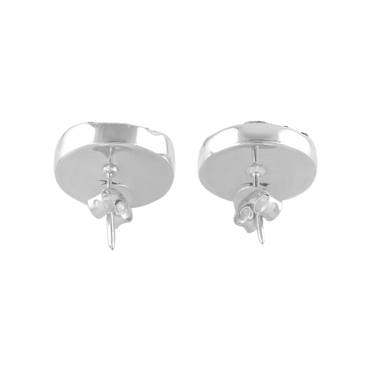 Starborn Gold Quartz Drusy Earrings in Sterling Silver