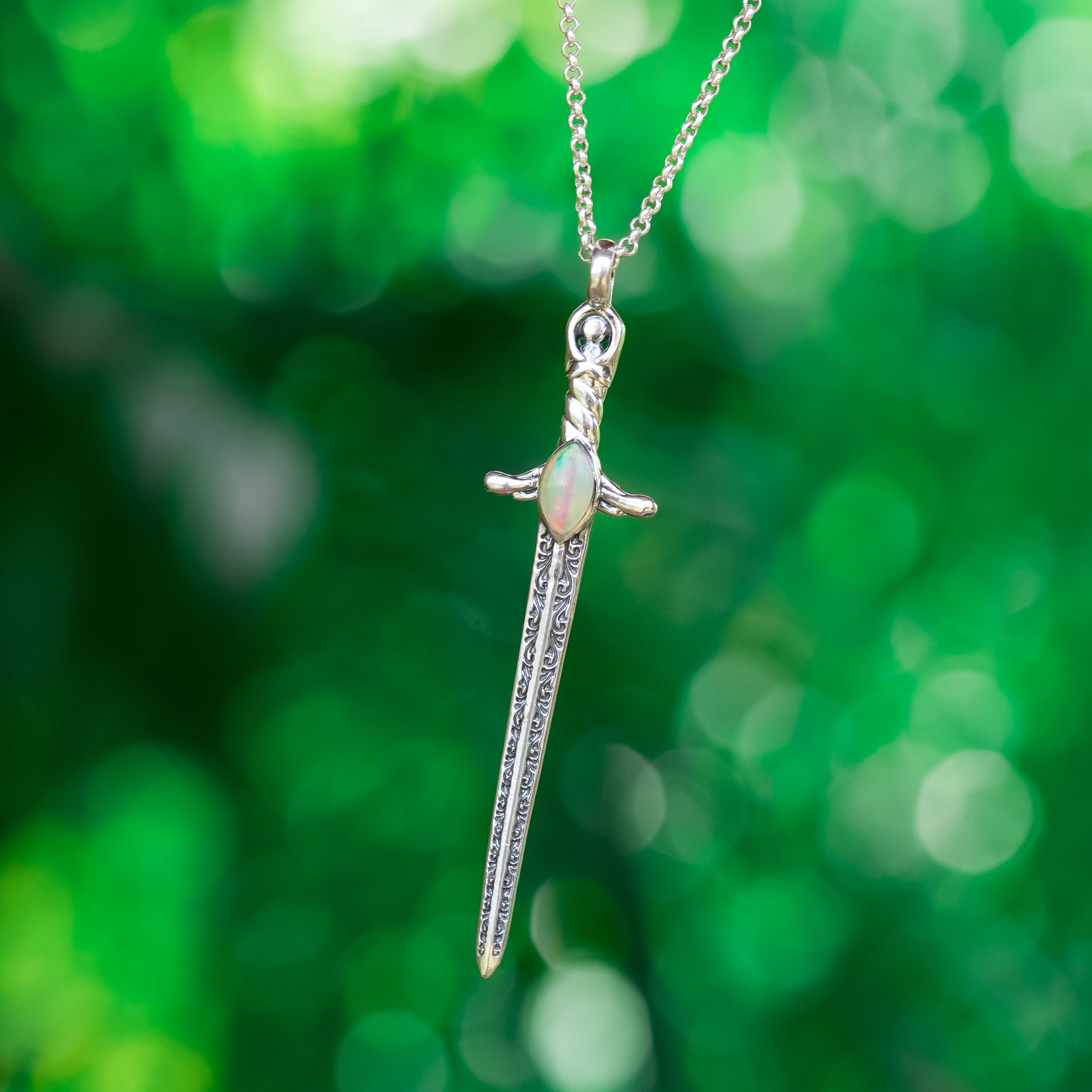 Starborn Sword Pendant in Sterling Silver