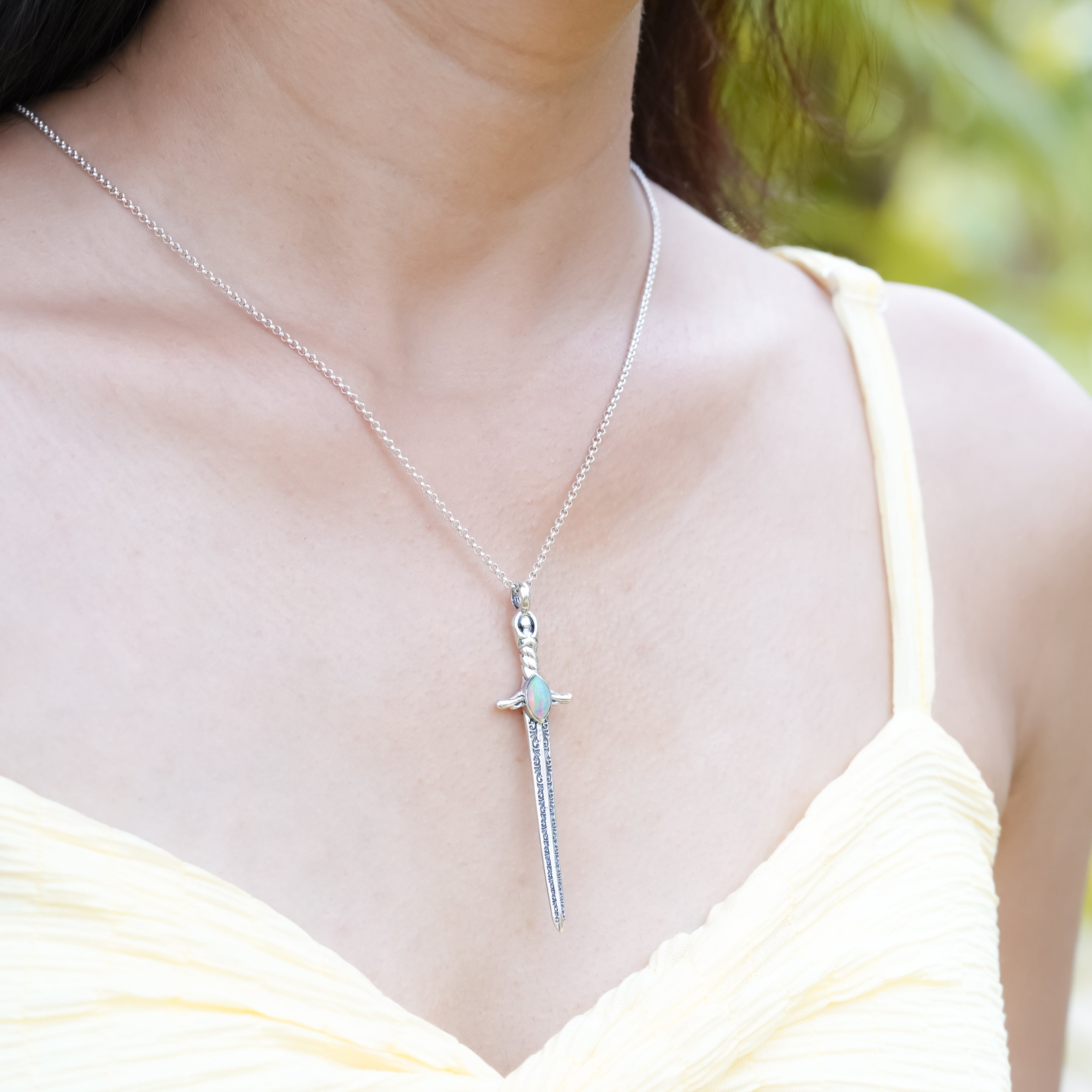 Starborn Sword Pendant in Sterling Silver