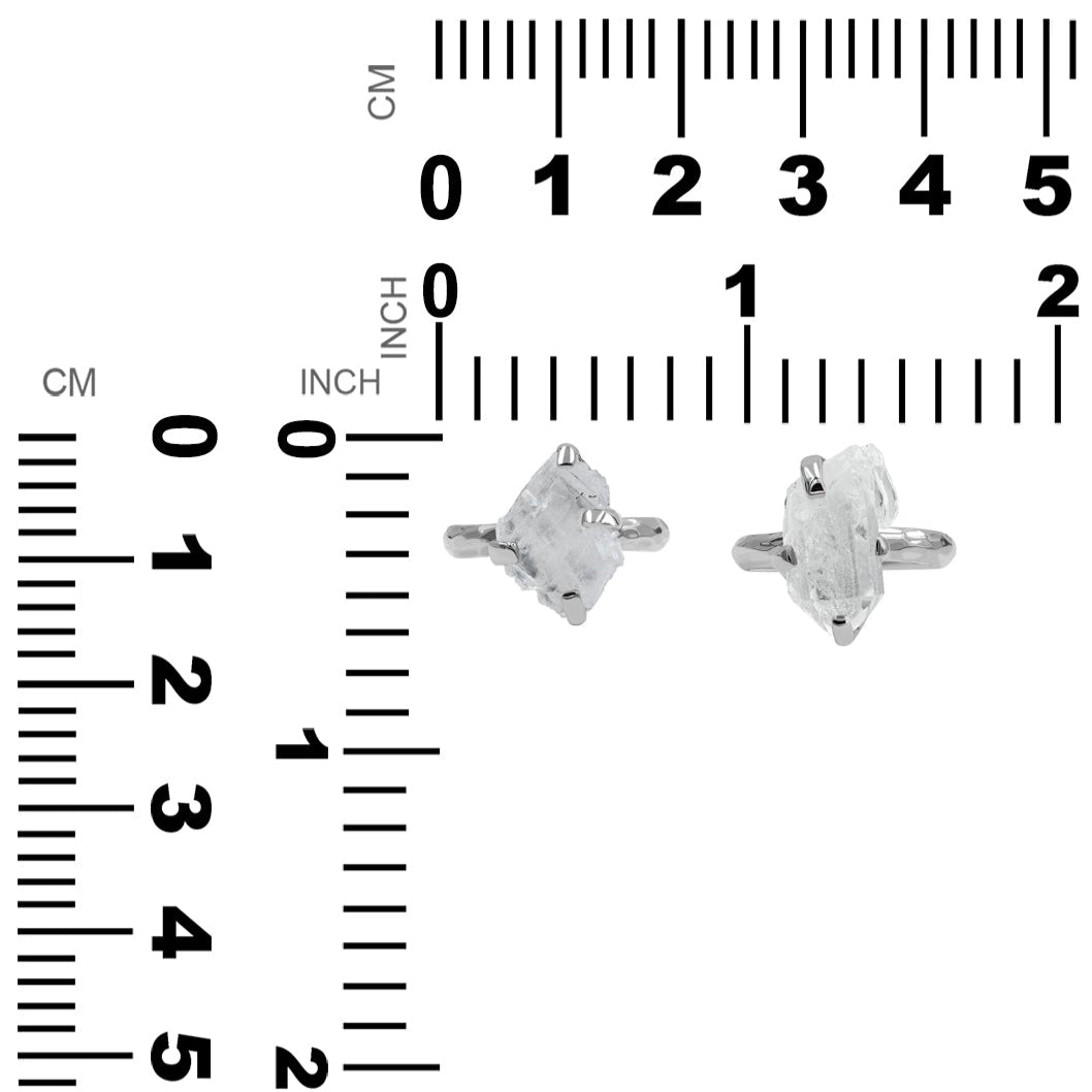 Starborn Natural Faden Quartz Prong Set Ring in Sterling Silver