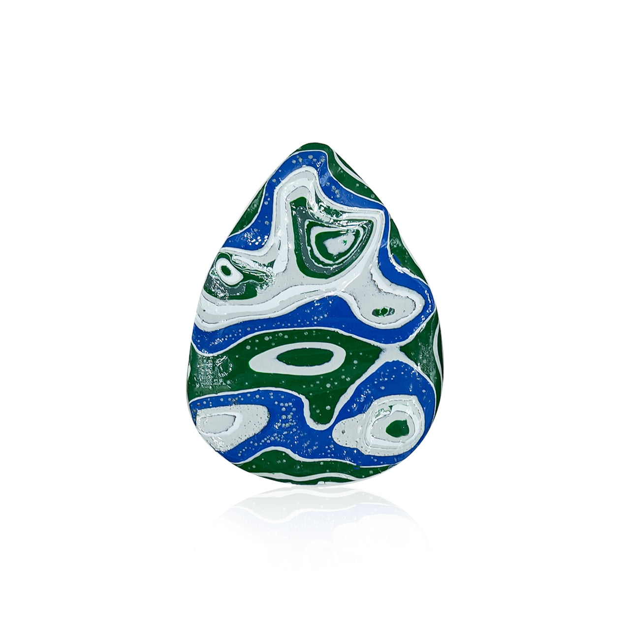 Fordite Pear Cabochons 20 x 15 mm - 1 Piece