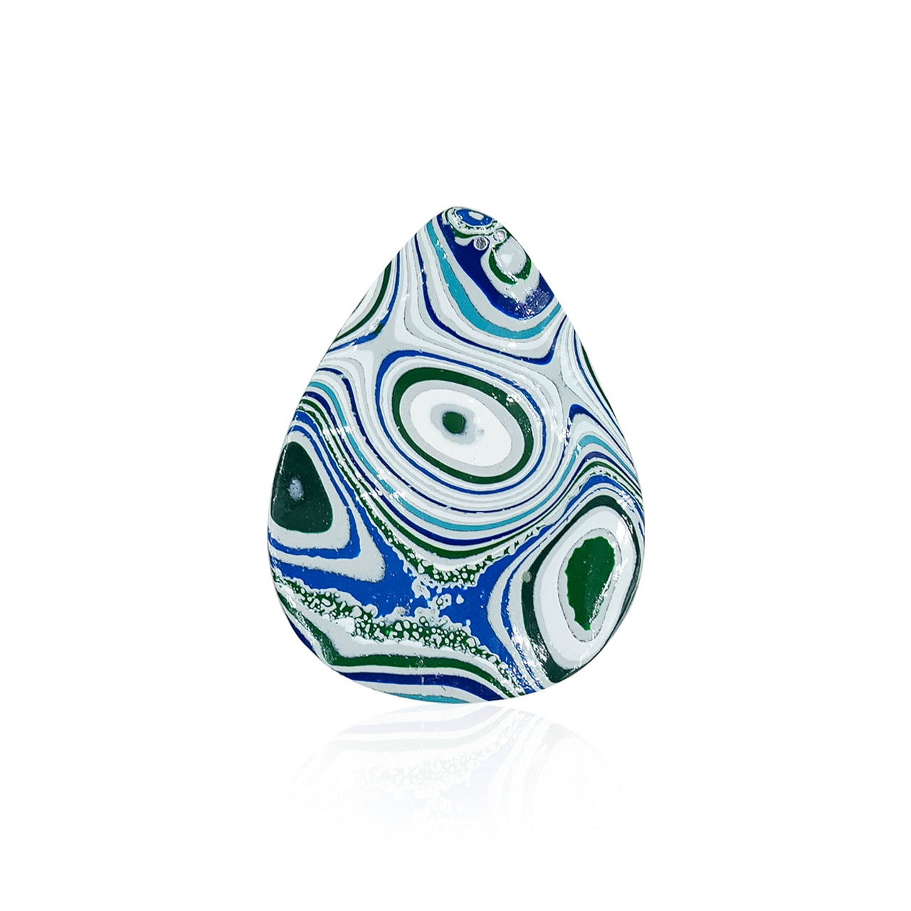 Fordite Pear Cabochons 20 x 15 mm - 1 Piece