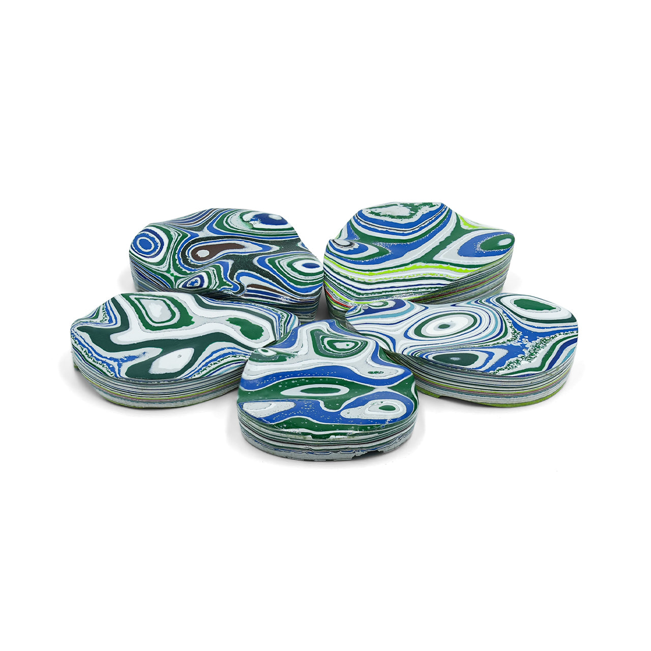 Fordite Pear Cabochons 20 x 15 mm - 1 Piece