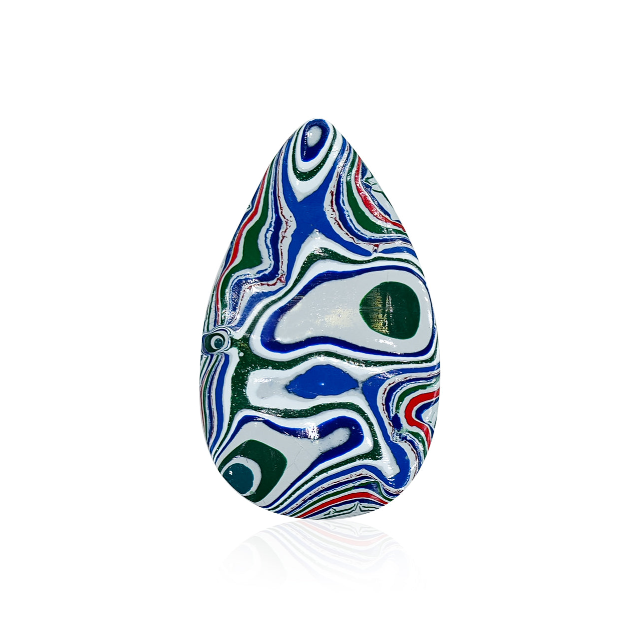 Fordite Pear Cabochons 24 x 15 mm