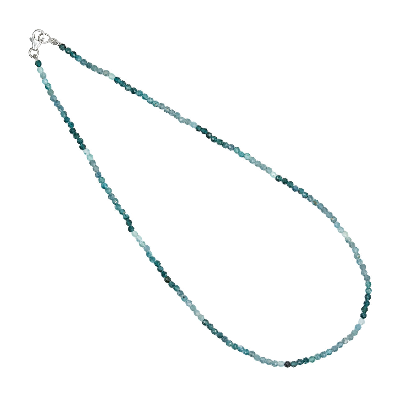 Starborn Grandidierite Faceted Bead Chain Necklace