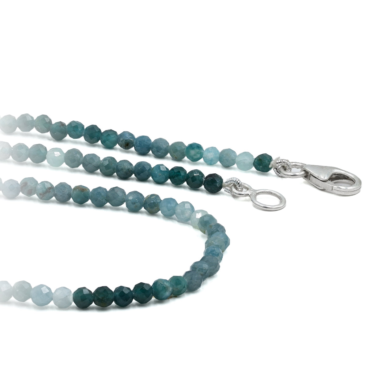 Starborn Grandidierite Faceted Bead Chain Necklace