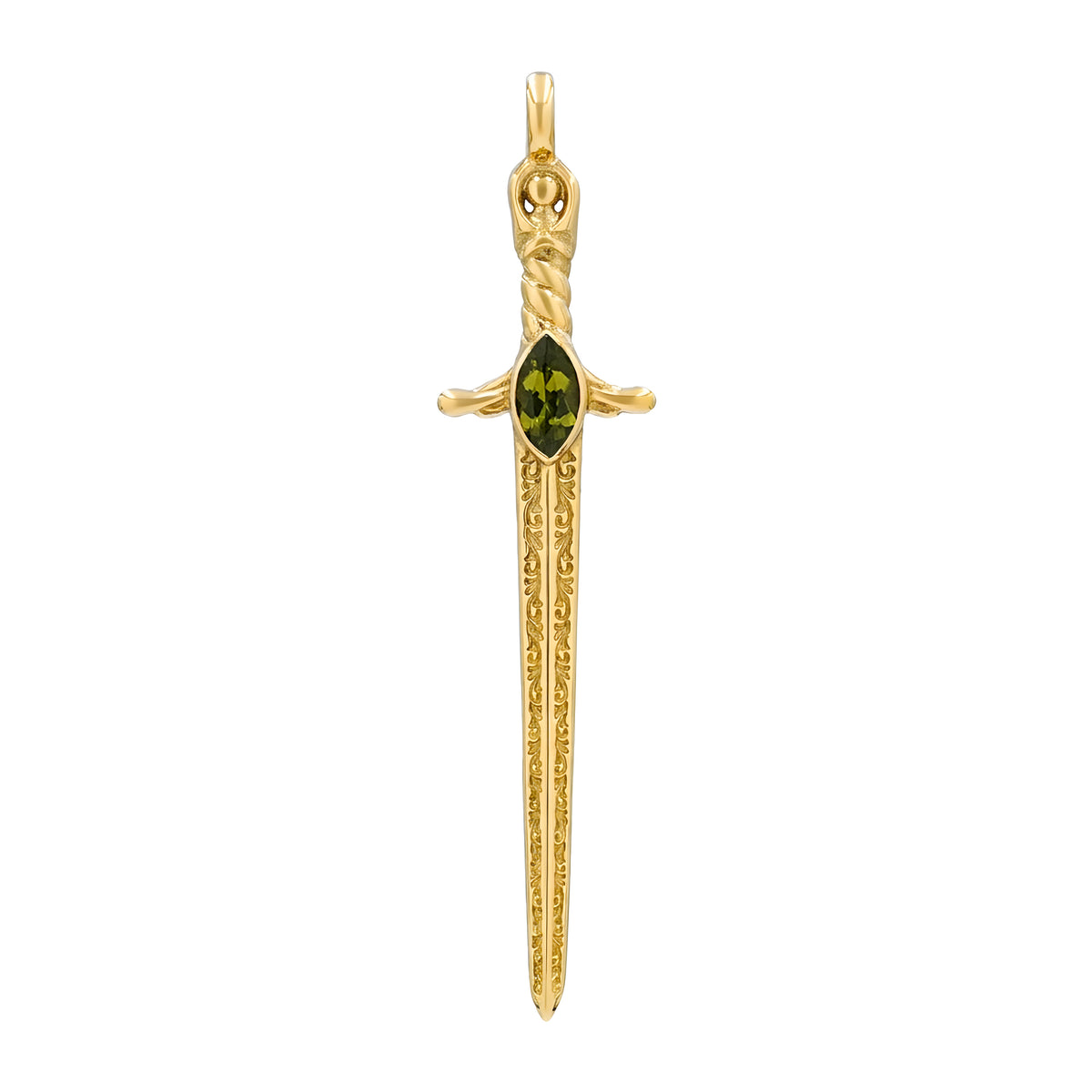 Starborn Peridot Sword Pendant