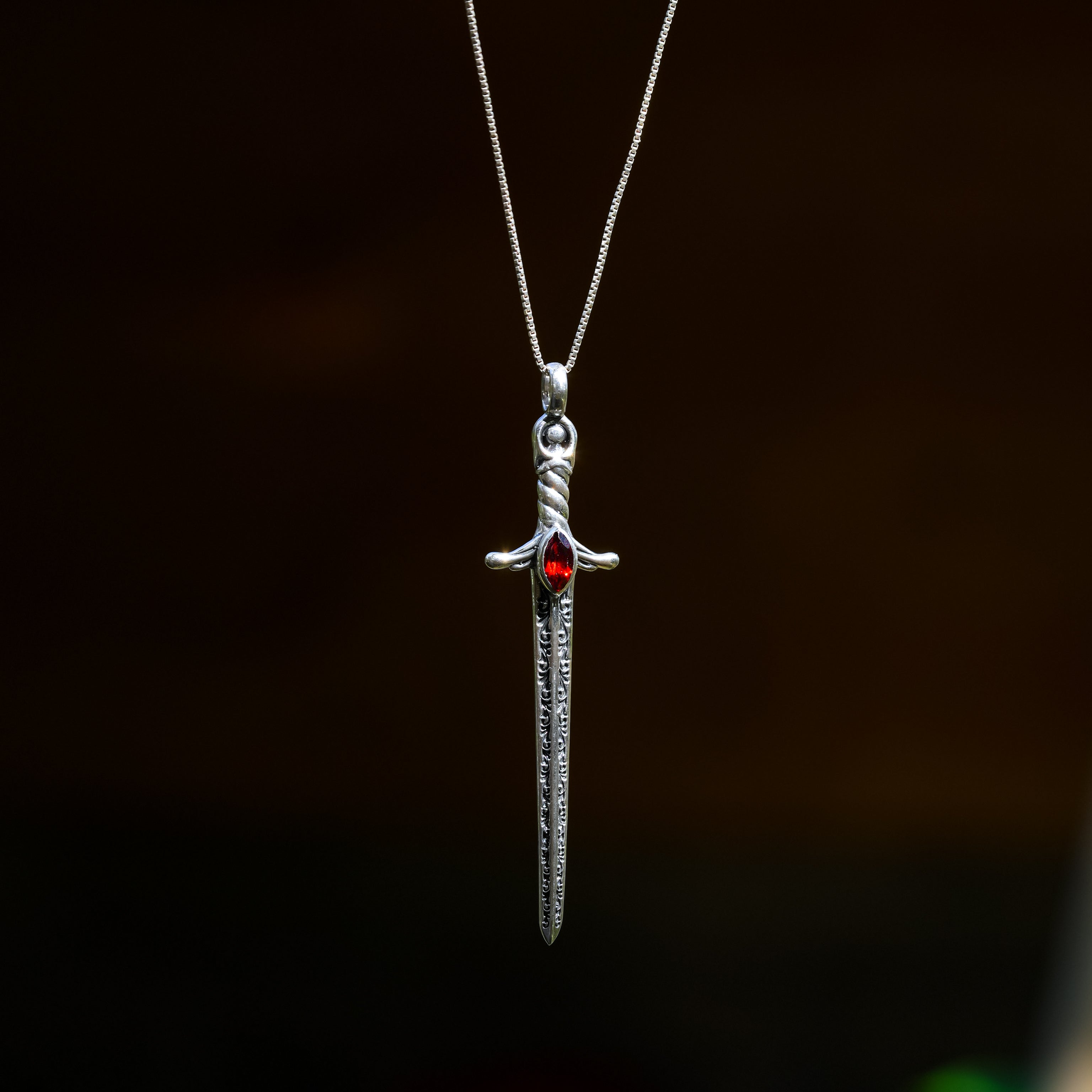 Starborn Sword Pendant in Sterling Silver