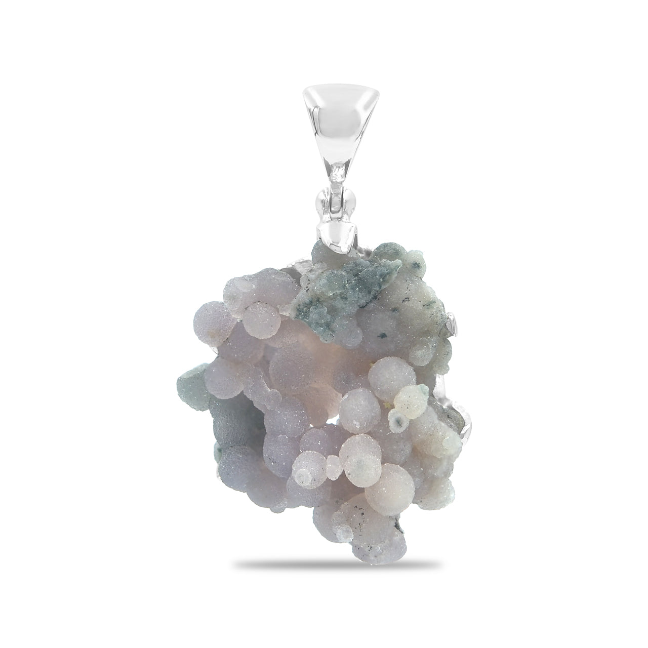 Colgante Starborn de calcedonia uva en plata de ley