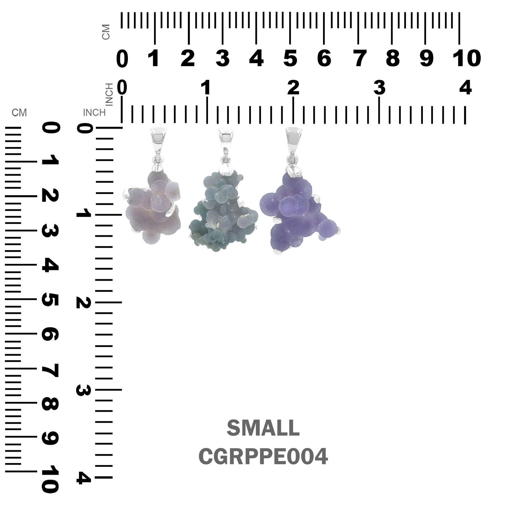 Colgante Starborn de calcedonia uva en plata de ley