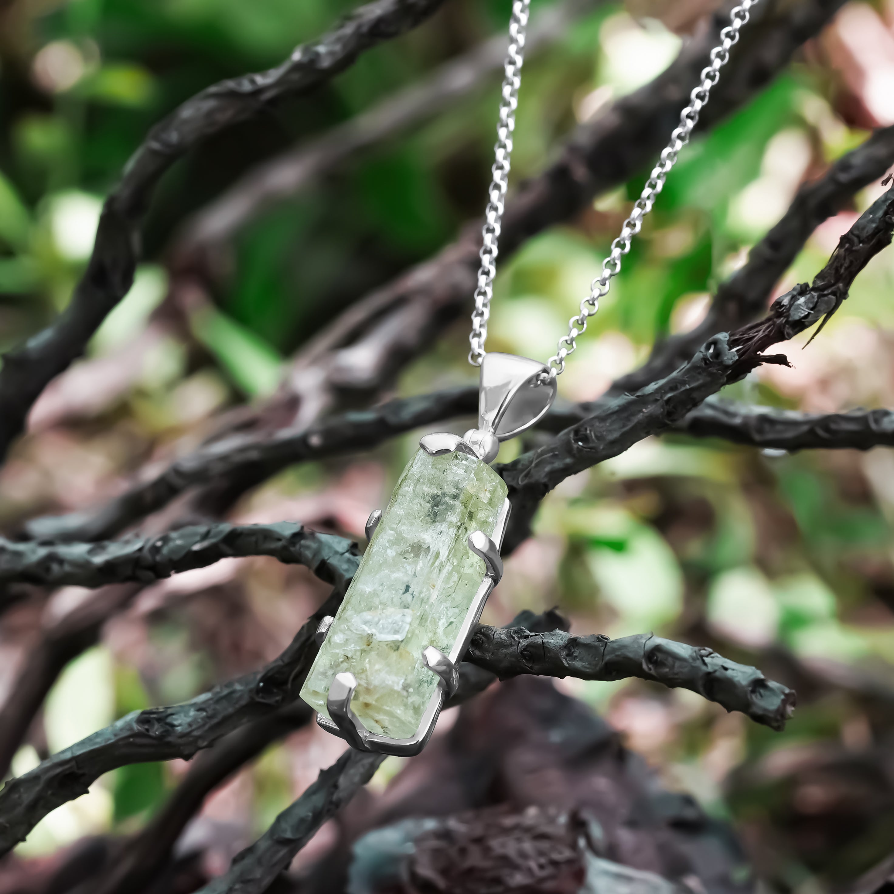 Colgante Heliodor Starborn en plata de ley