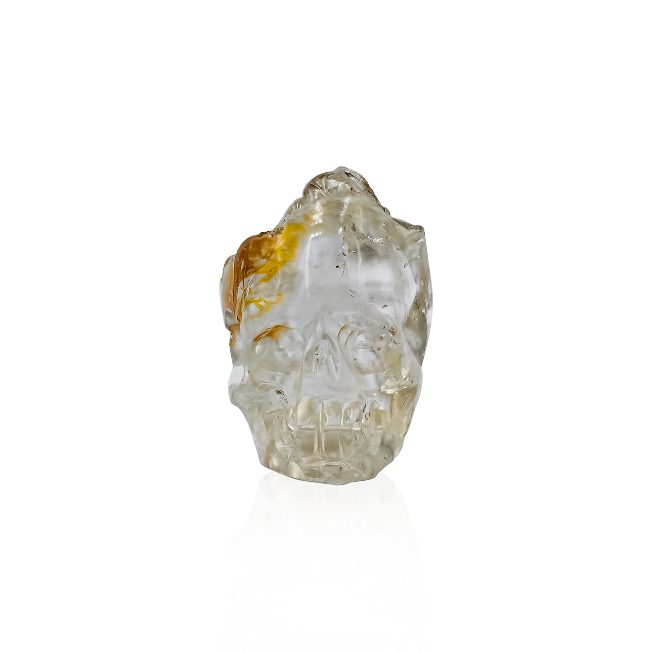 Carved Hyalite Skull