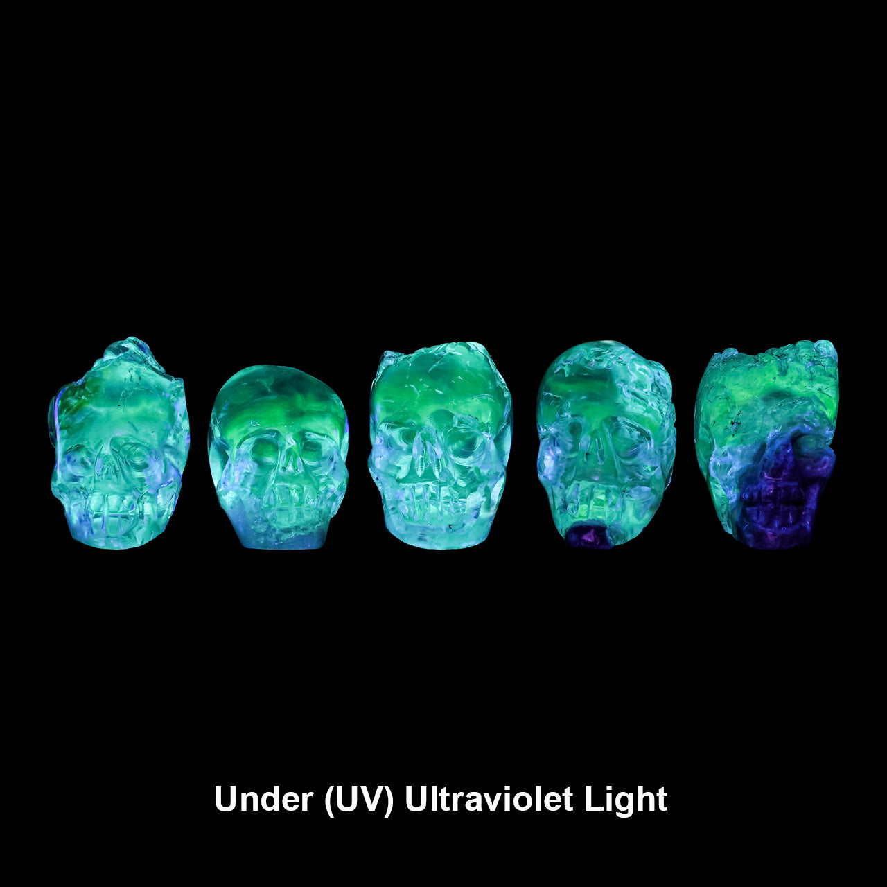 Carved Hyalite Skull