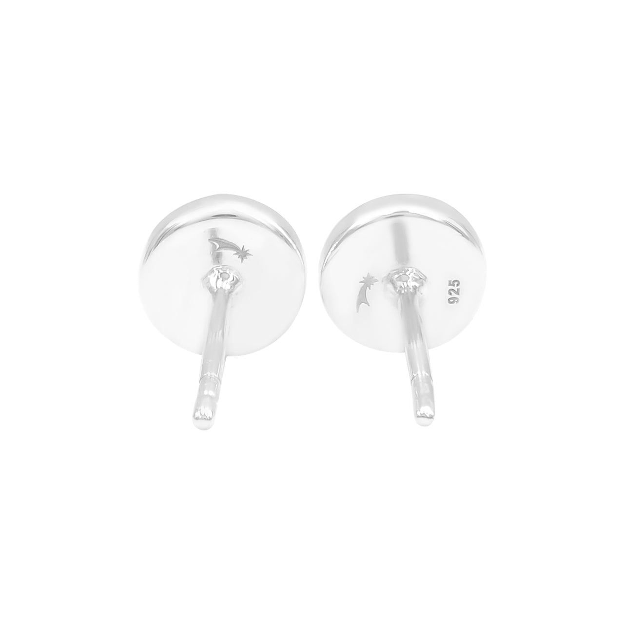 Starborn Idocrase (Vesuvianite) Round 6mm Post Earrings in Sterling Silver