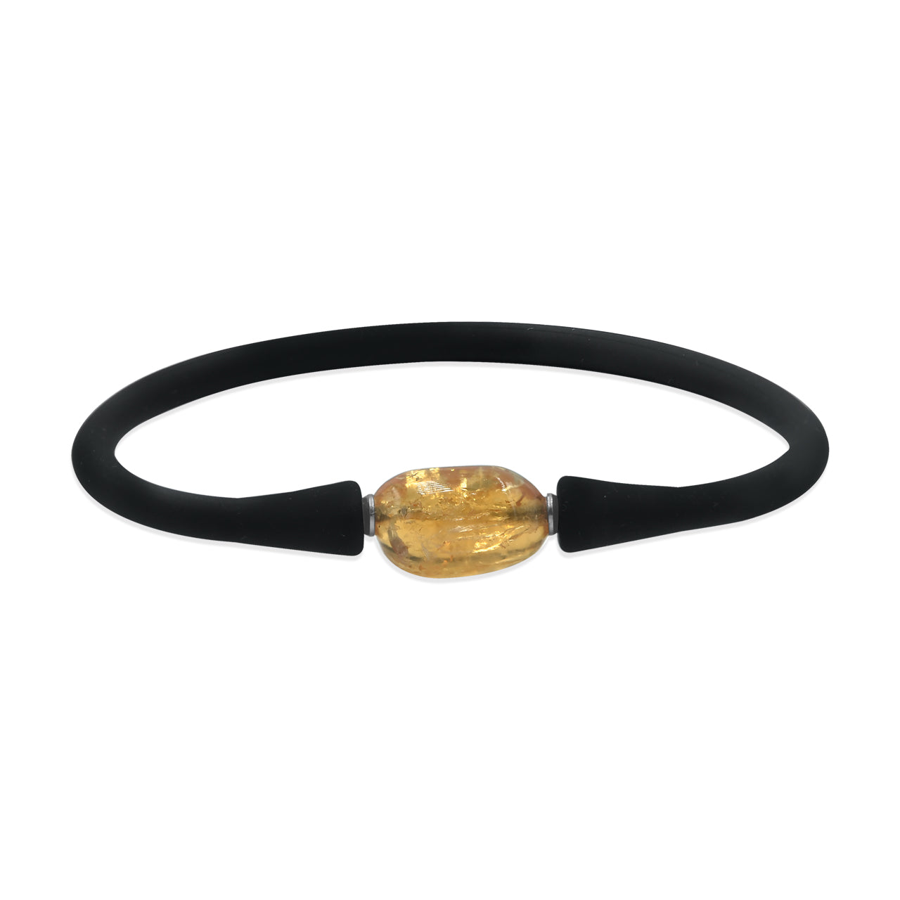 Pulsera de cuentas de topacio imperial Starborn con banda de silicona