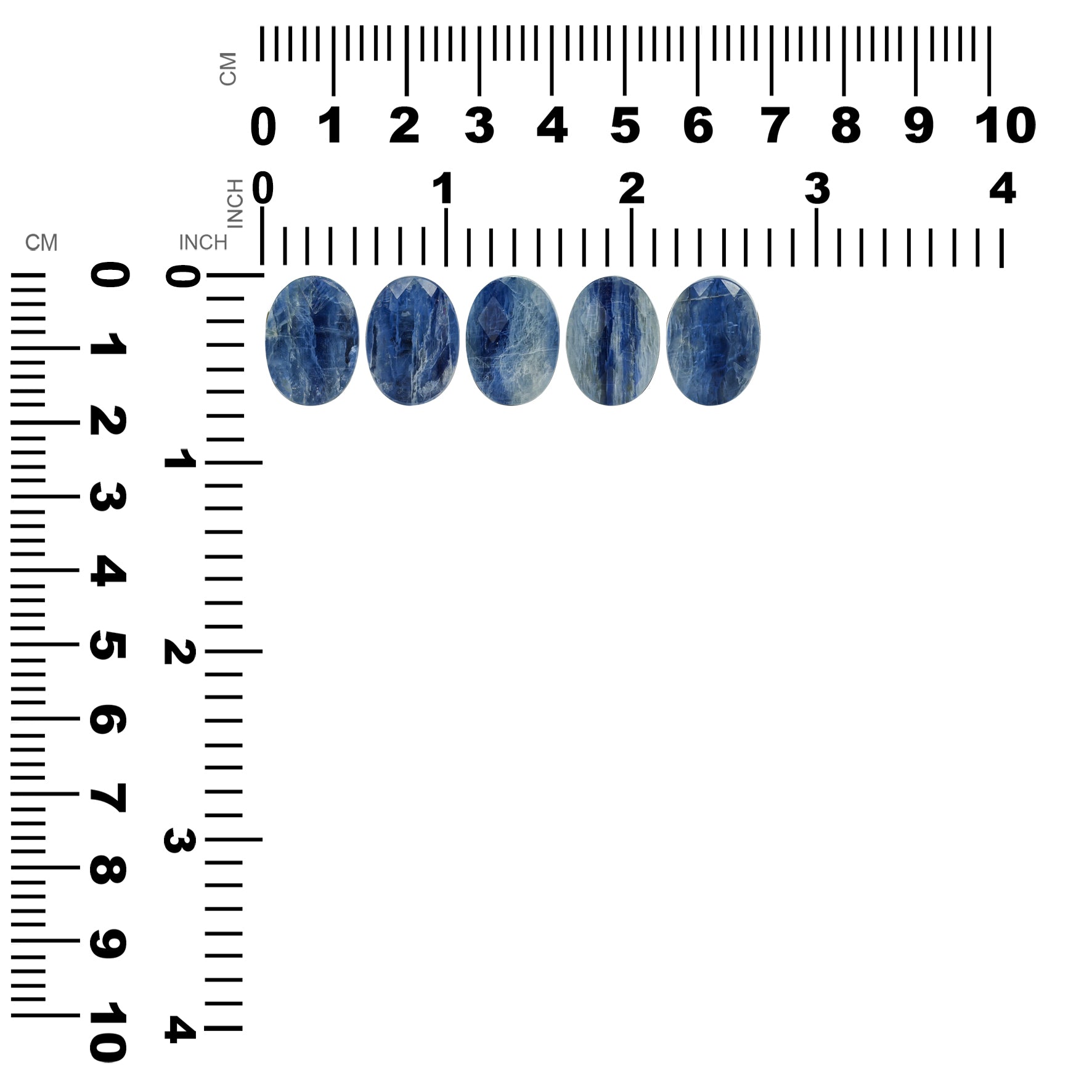 Starborn Faceted Kyanite Doublet Oval Cabochon - 1 Piece