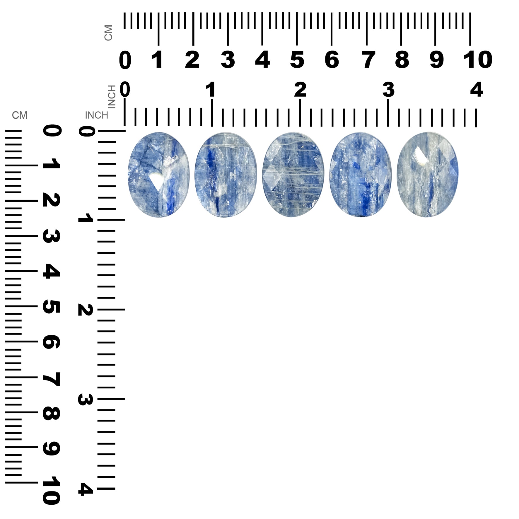 Starborn Faceted Kyanite Doublet Oval Cabochon - 1 Piece