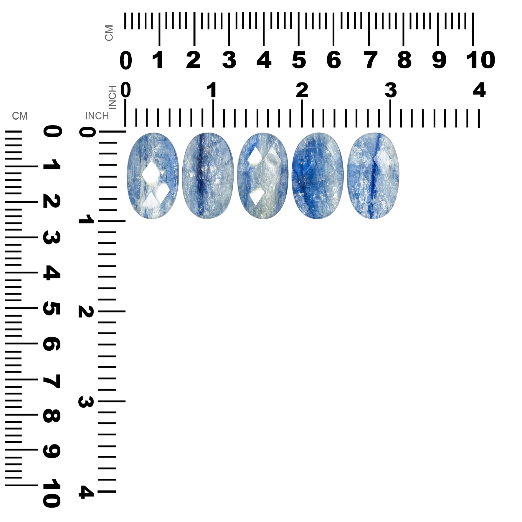 Starborn Faceted Kyanite Doublet Oval Cabochon - 1 Piece