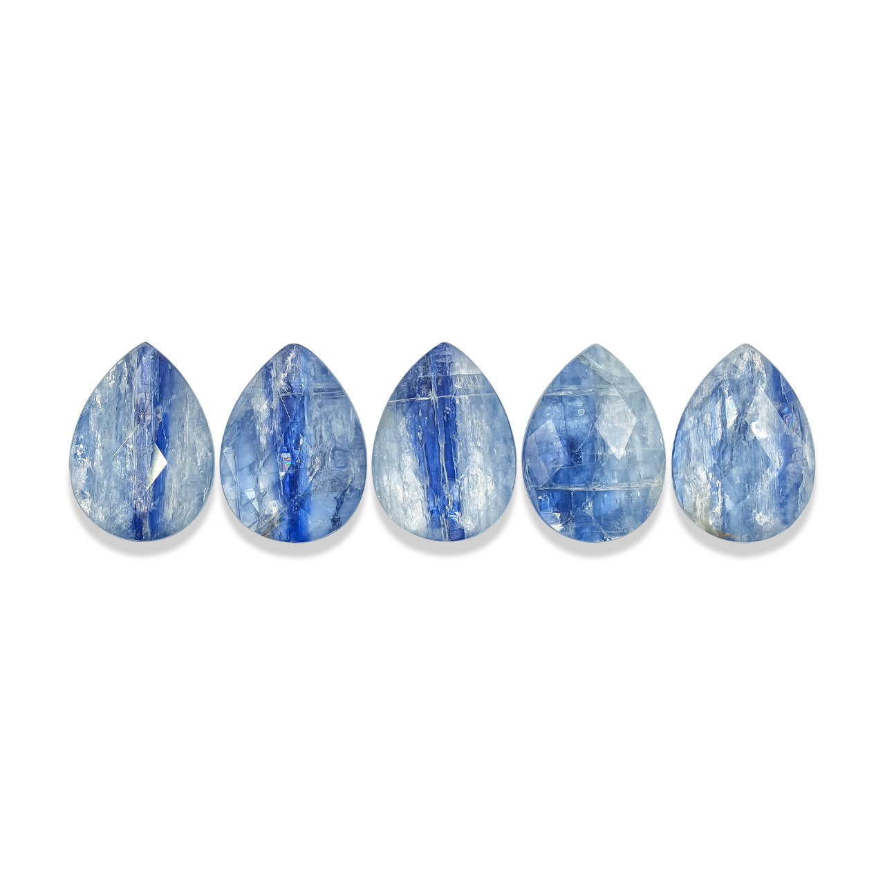 Starborn Faceted Kyanite Doublet Pear Cabochon- 1 Piece