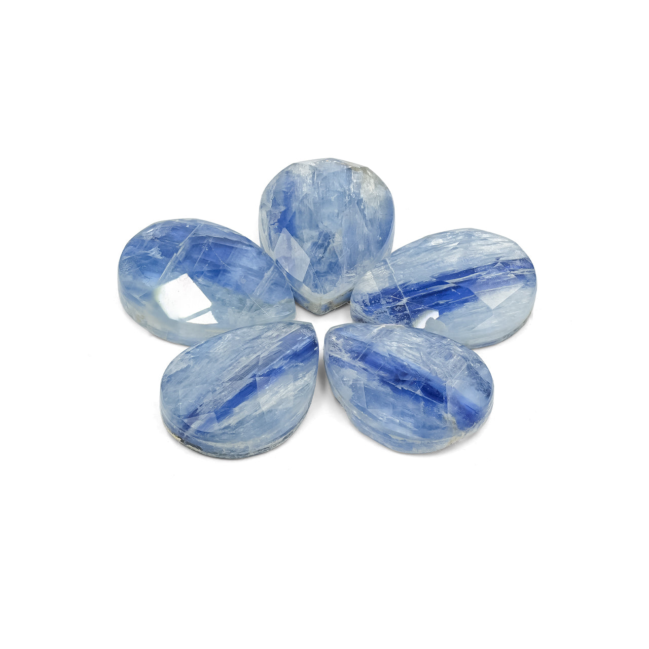 Starborn Faceted Kyanite Doublet Pear Cabochon- 1 Piece