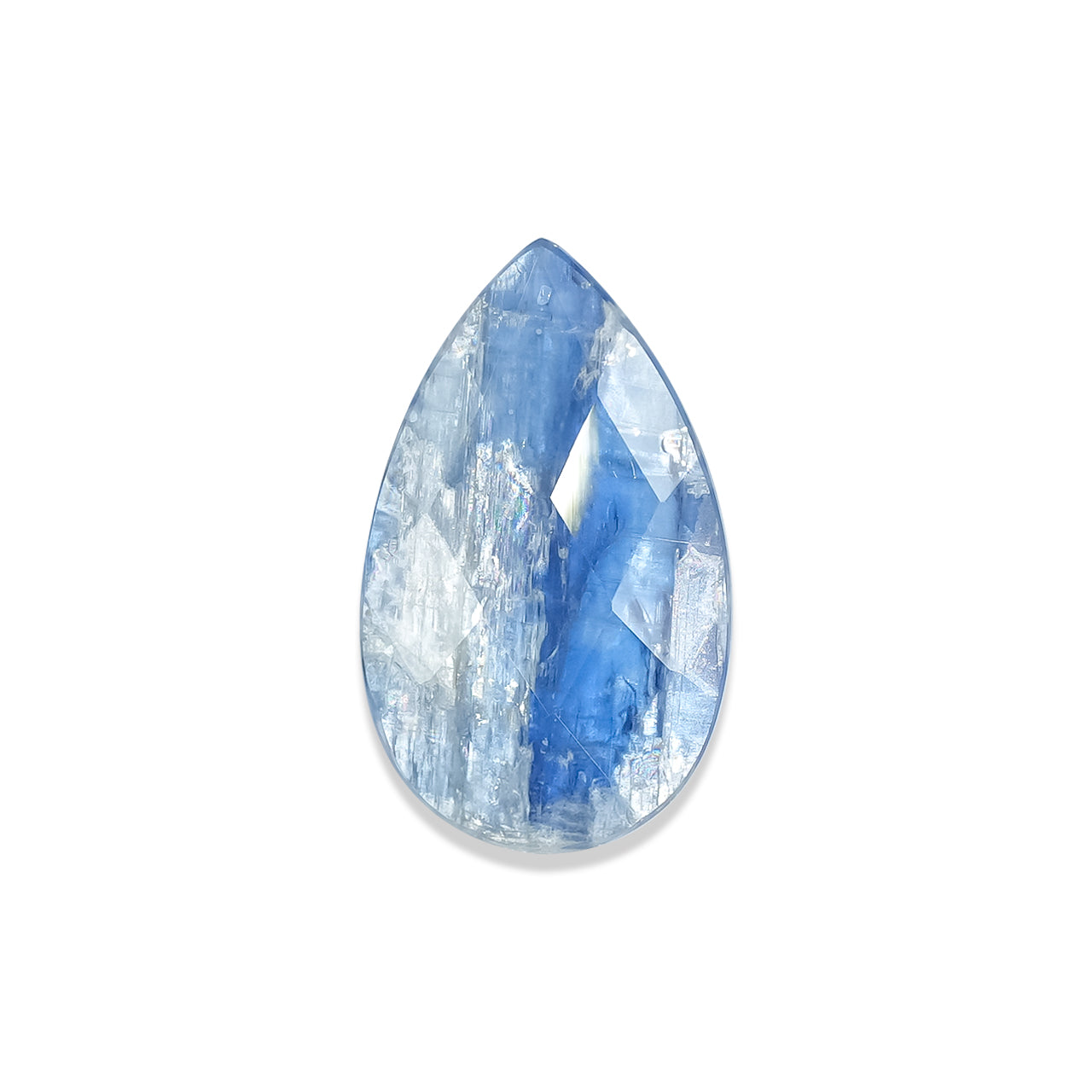 Starborn Faceted Kyanite Doublet Pear Cabochon- 1 Piece