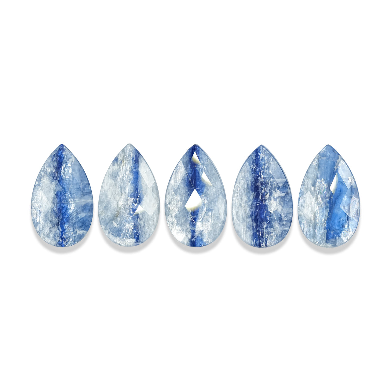 Starborn Faceted Kyanite Doublet Pear Cabochon- 1 Piece