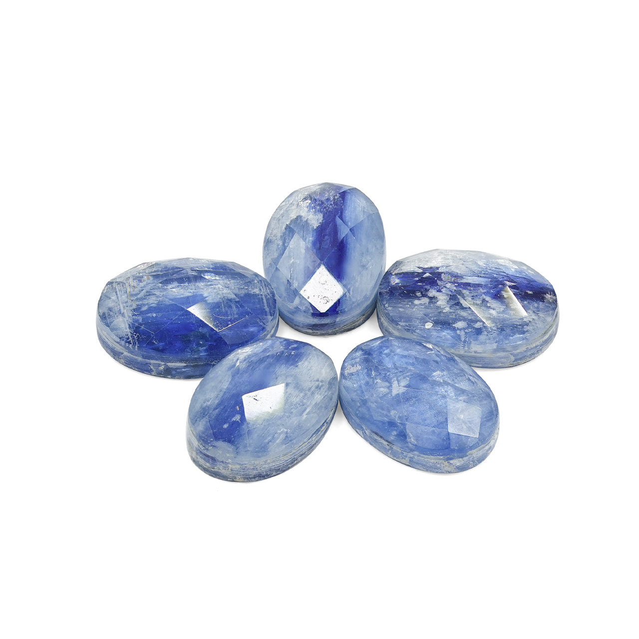 Starborn Faceted Kyanite Doublet Oval Cabochon - 1 Piece