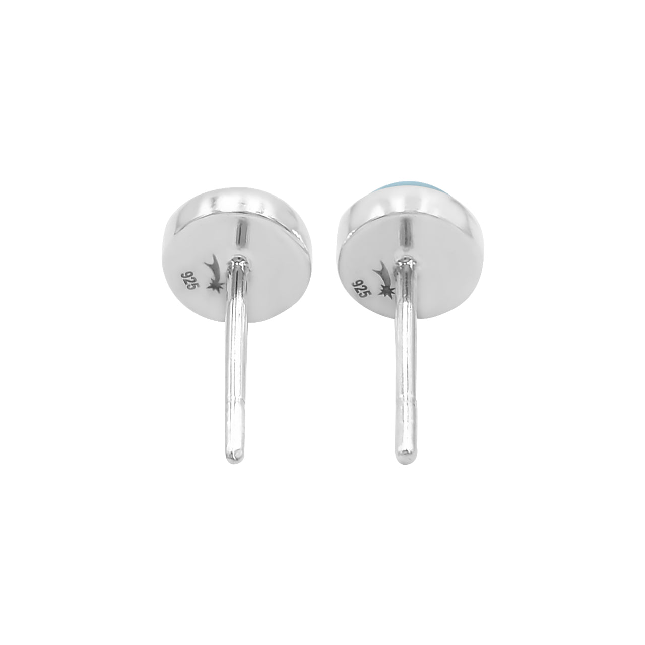 Starborn Larimar Post Style Earrings in Sterling Silver