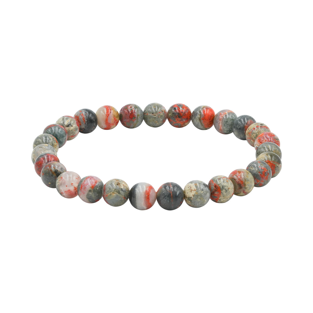 Starborn Magma Chalcedony Elastic Beaded Bracelet