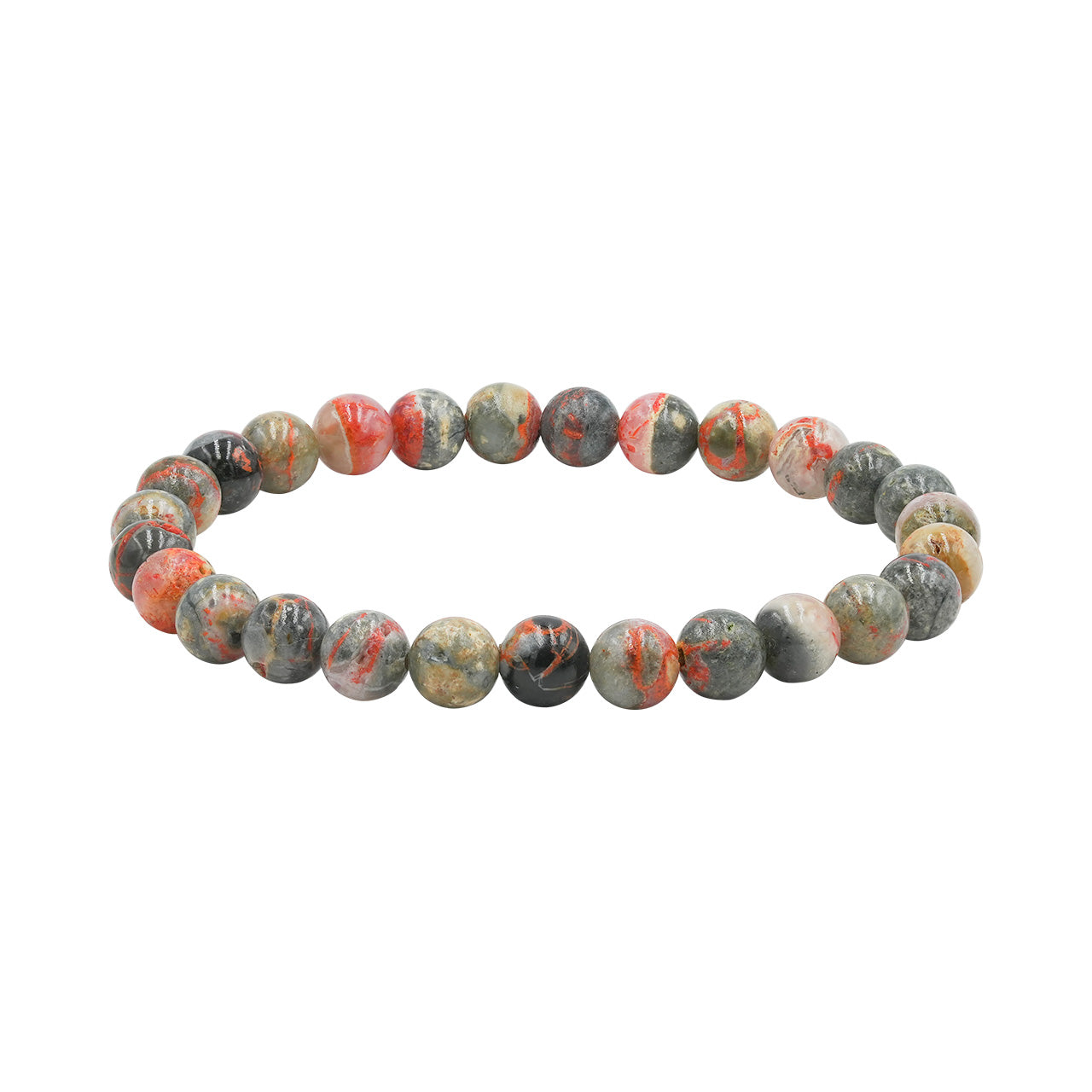 Starborn Magma Chalcedony Elastic Beaded Bracelet