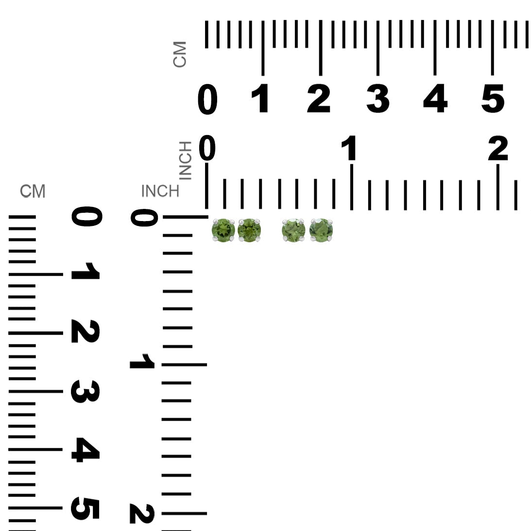 Aretes estilo poste de moldavita facetada Starborn en plata de ley