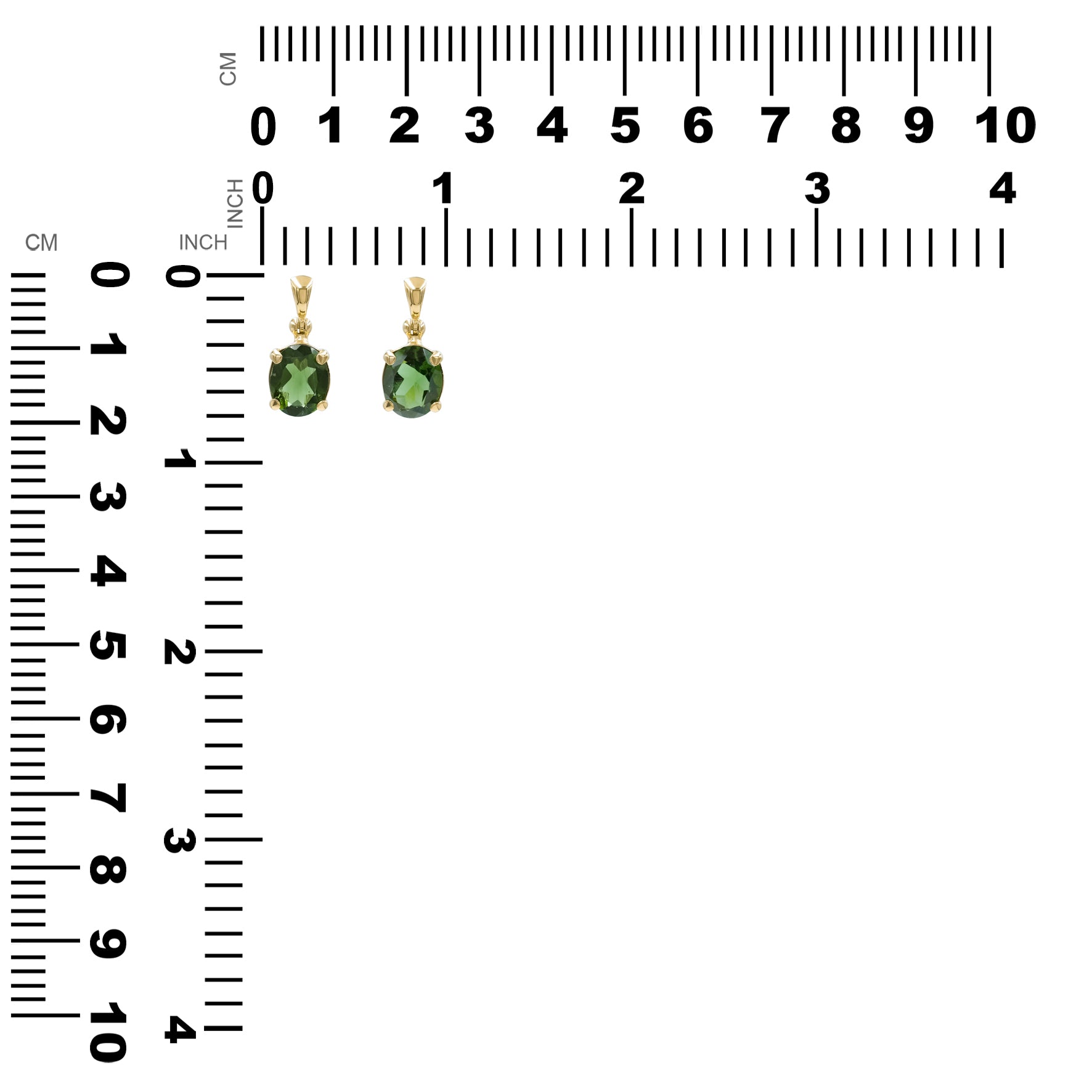 Starborn Faceted Moldavite Gold Micron Plated Pendant