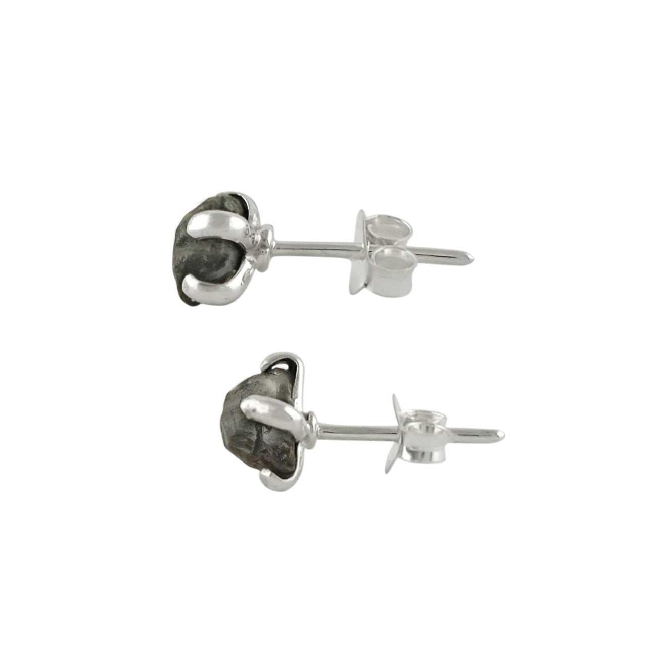 Starborn Campo del Cielo Meteorit Ohrstecker aus Sterlingsilber